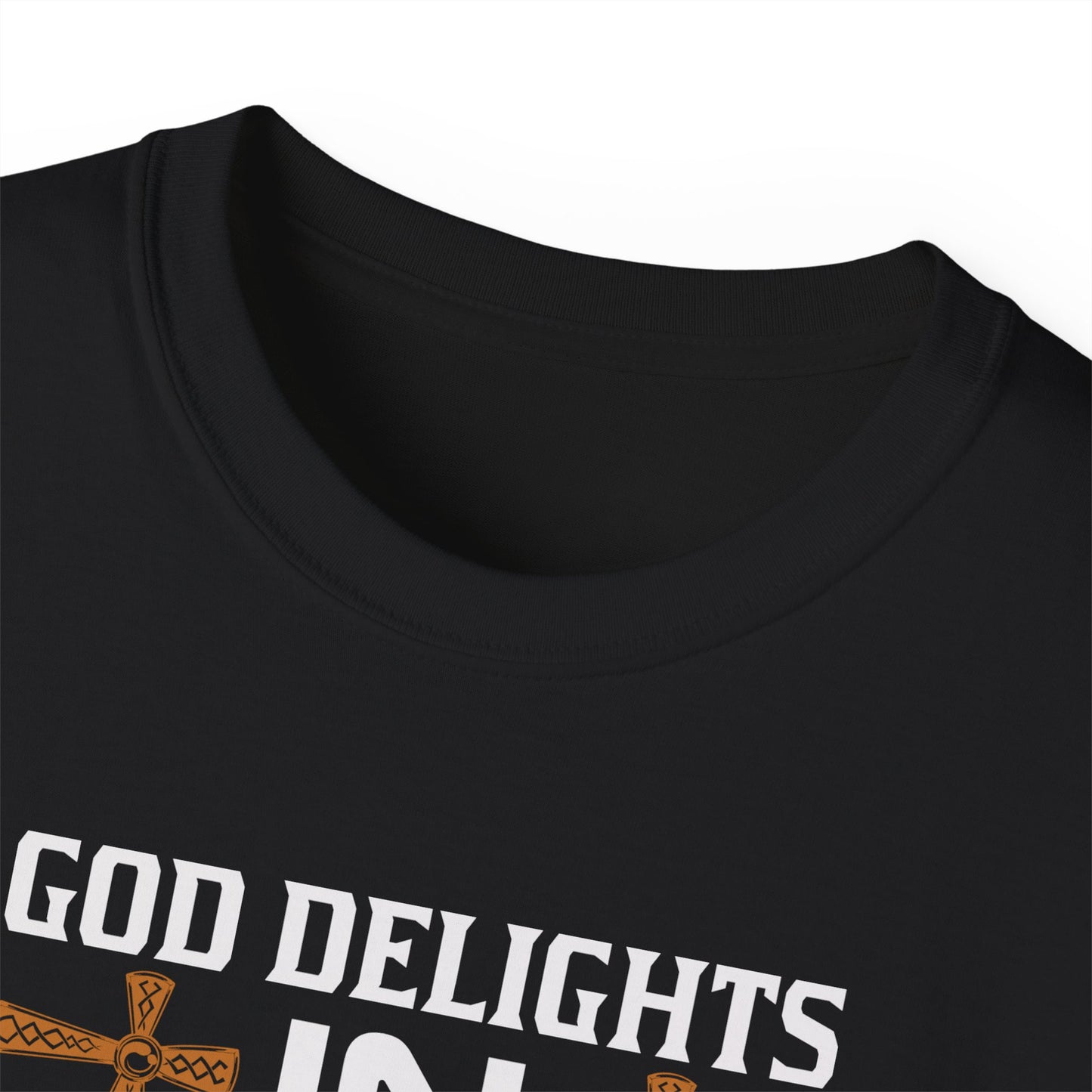 GOD DELIGHTS IN ANSWERING THE PRAYER OF FAITH Unisex Christian Ultra Cotton Tee Printify