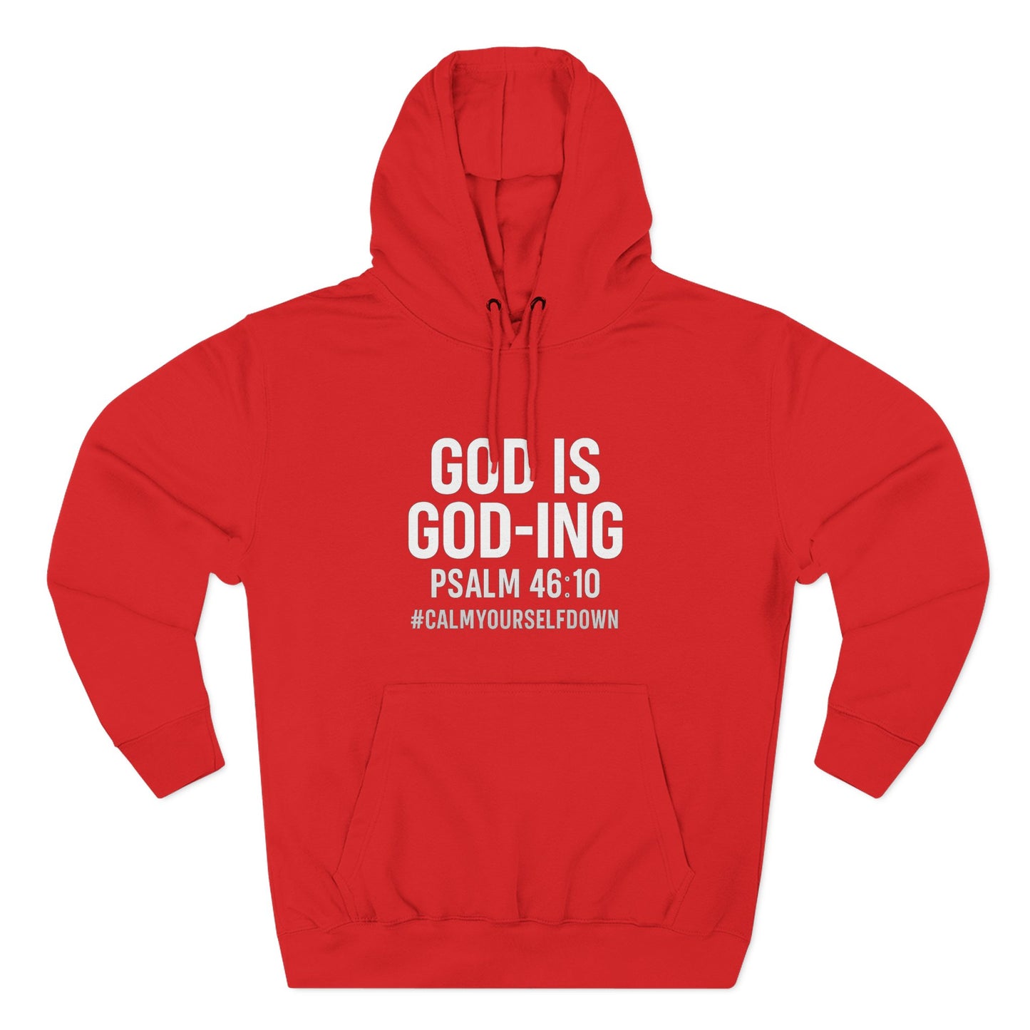 Faith - Inspired Fleece Hoodie | God is Good, Psalm 46:10, Cozy Gift, Spiritual Apparel, Inspirational Hoodie, Everyday Wear - ClaimedbyGodDesigns