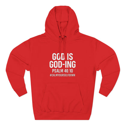 Faith - Inspired Fleece Hoodie | God is Good, Psalm 46:10, Cozy Gift, Spiritual Apparel, Inspirational Hoodie, Everyday Wear - ClaimedbyGodDesigns