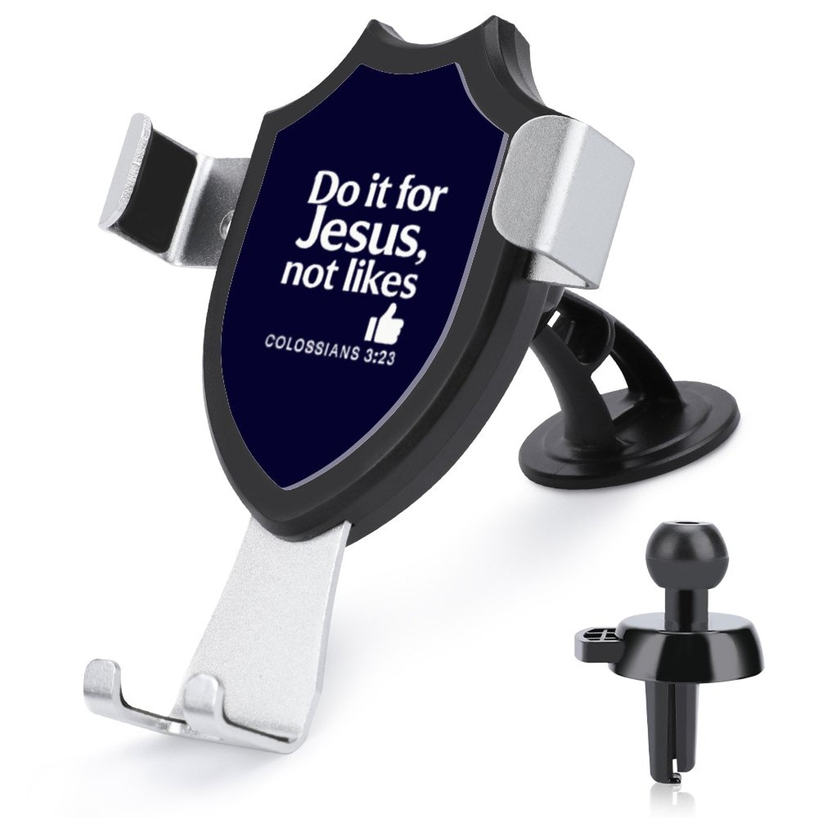 Do It For Him Christian Car Mount Mobile Phone Holder - ClaimedbyGodDesigns