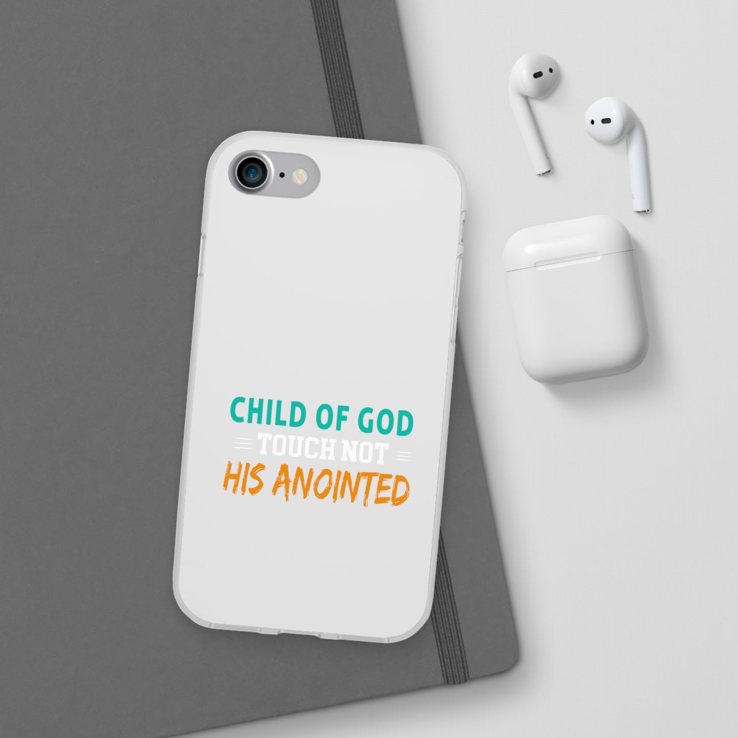 Child Of God Touch Not His Anointed Christian Flexi Phone Case Printify