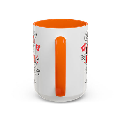 Decline the Devil Coffee Mug — "The Devil Has Requested to Follow You" (James 4:7)