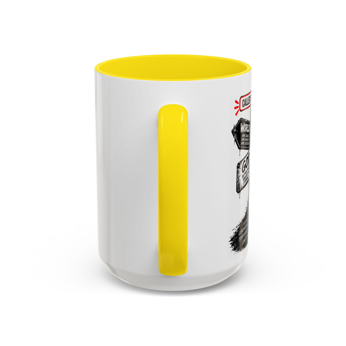 Different On Purpose Personalized Christian Coffee Mug — Called by Name Accent Mug (15oz)