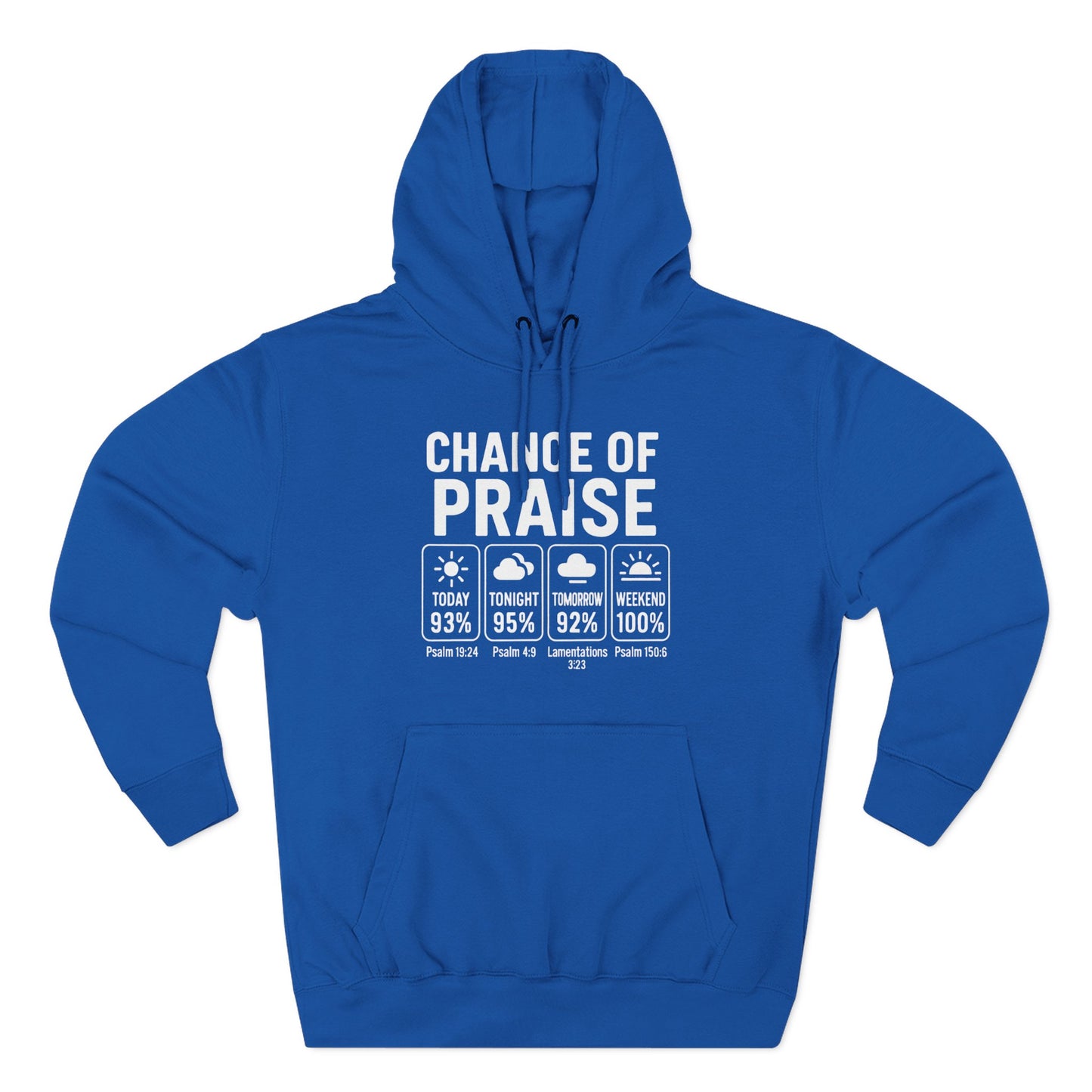 Inspirational Unisex Fleece Hoodie for Everyday Blessings, Praise Hoodie, Faith Apparel, Cozy Gift for Friends, Spiritual Wear