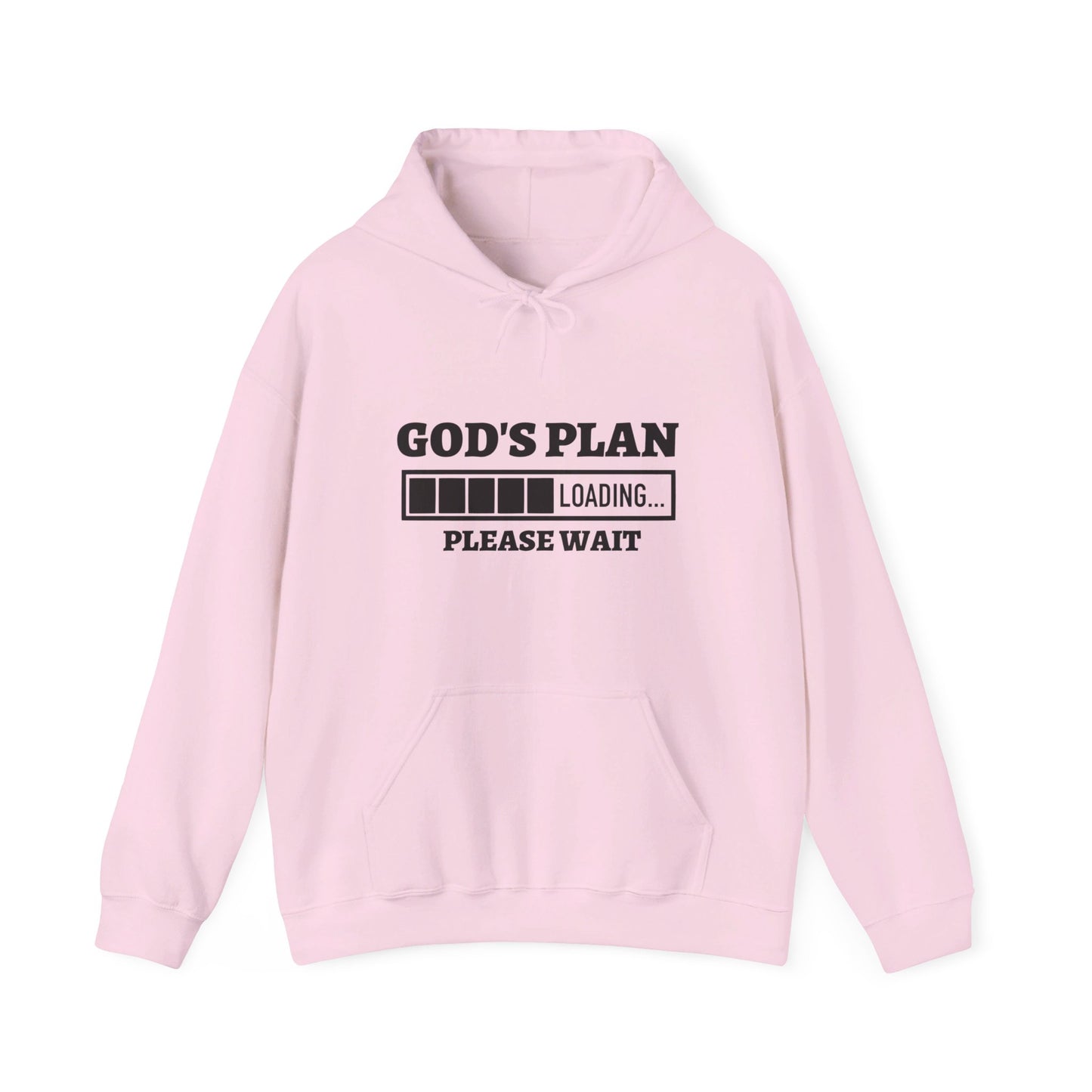 God's Plan Loading Unisex Christian Pullover Hooded Sweatshirt