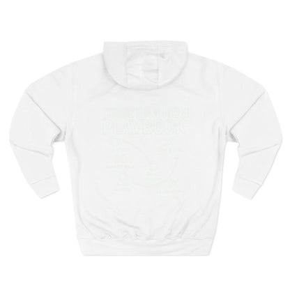 Cozy Christian Mom Playbook Women's Fleece Hoodie for Comfort, Casual Wear, Gift for Holidays, Warm Layering, Ideal for Relaxing Days - ClaimedbyGodDesigns