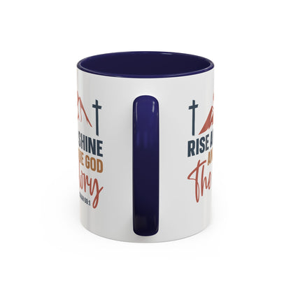 Christian Ceramic Mug - Give Him The Glory Accent Coffee Mug (11, 15oz)