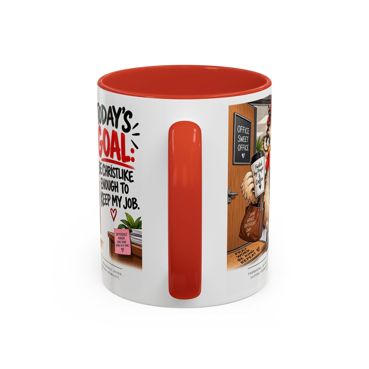 Today's Goal Christian Coffee Mug – Be Christlike Inspirational Bible Verse Mug