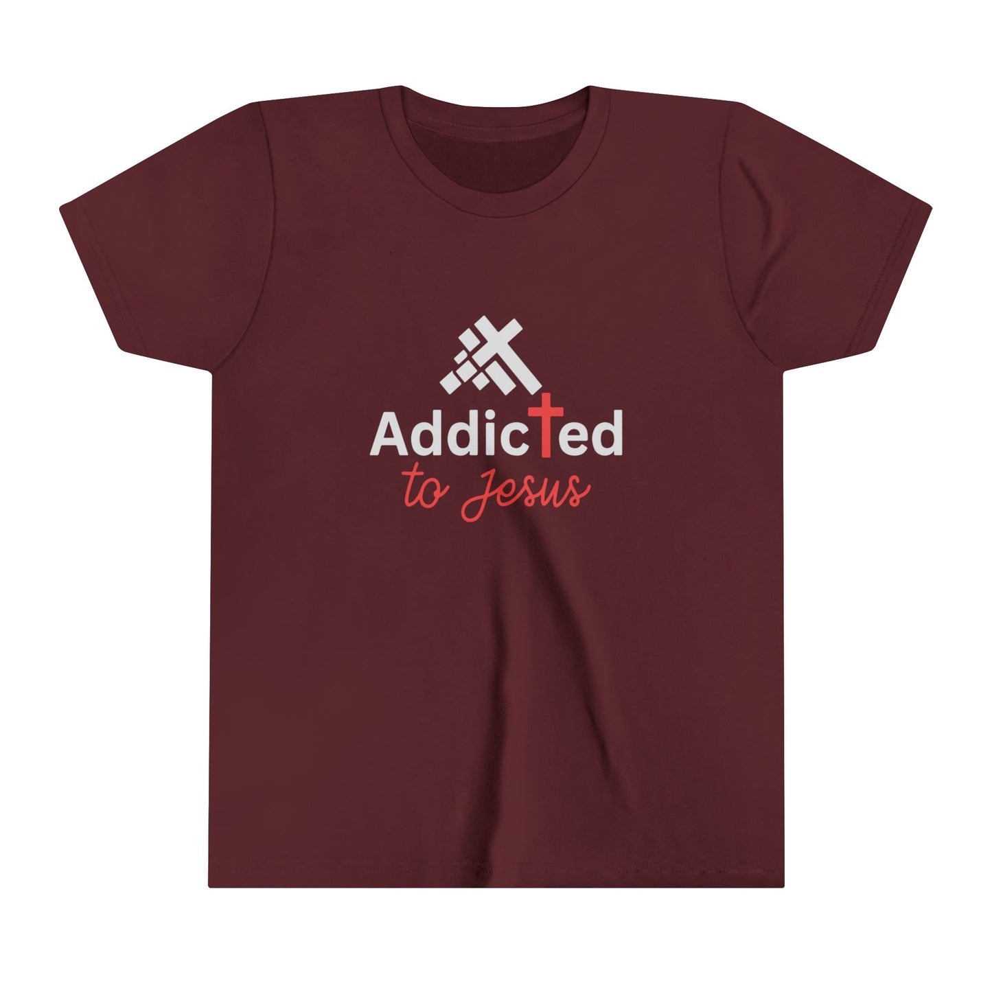 Addicted To Jesus Youth Christian T-shirt