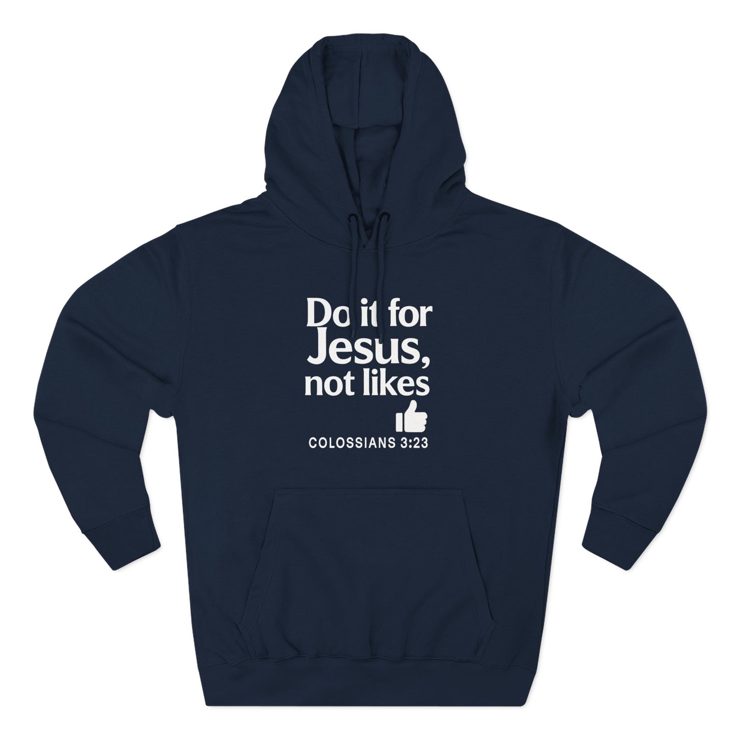 Christian Unisex Fleece Hooded Sweatshirt, Inspirational Hoodie, Do It for Him Pullover, Religious Gift, Cozy Faith Apparel - ClaimedbyGodDesigns
