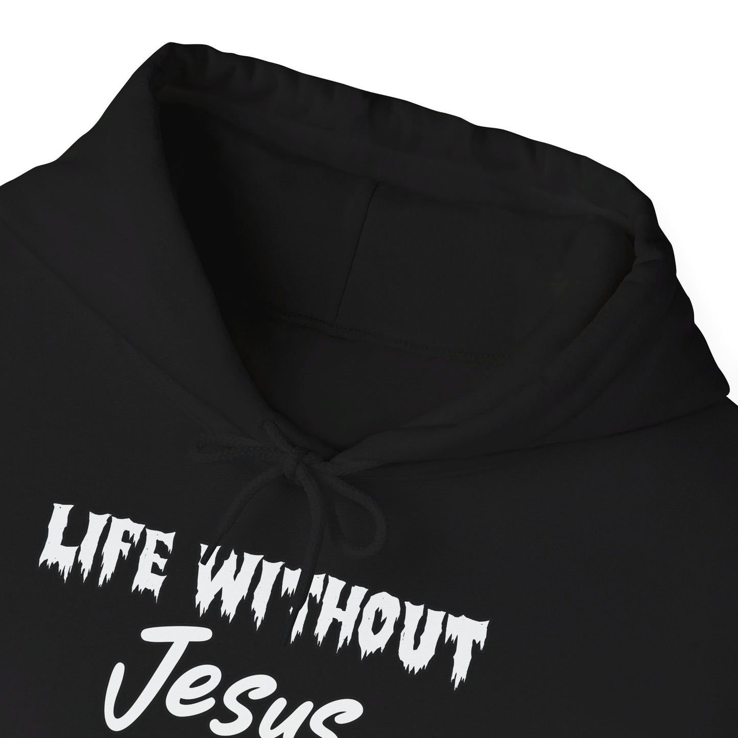 Life Without Jesus Is Spooky Unisex Christian Pullover Hooded Sweatshirt