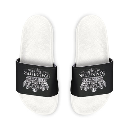 Daughter of the King Women's Sandals, Casual Summer Slide Sandals, Comfortable Pool Footwear, Gift for Her, Vacation Essentials