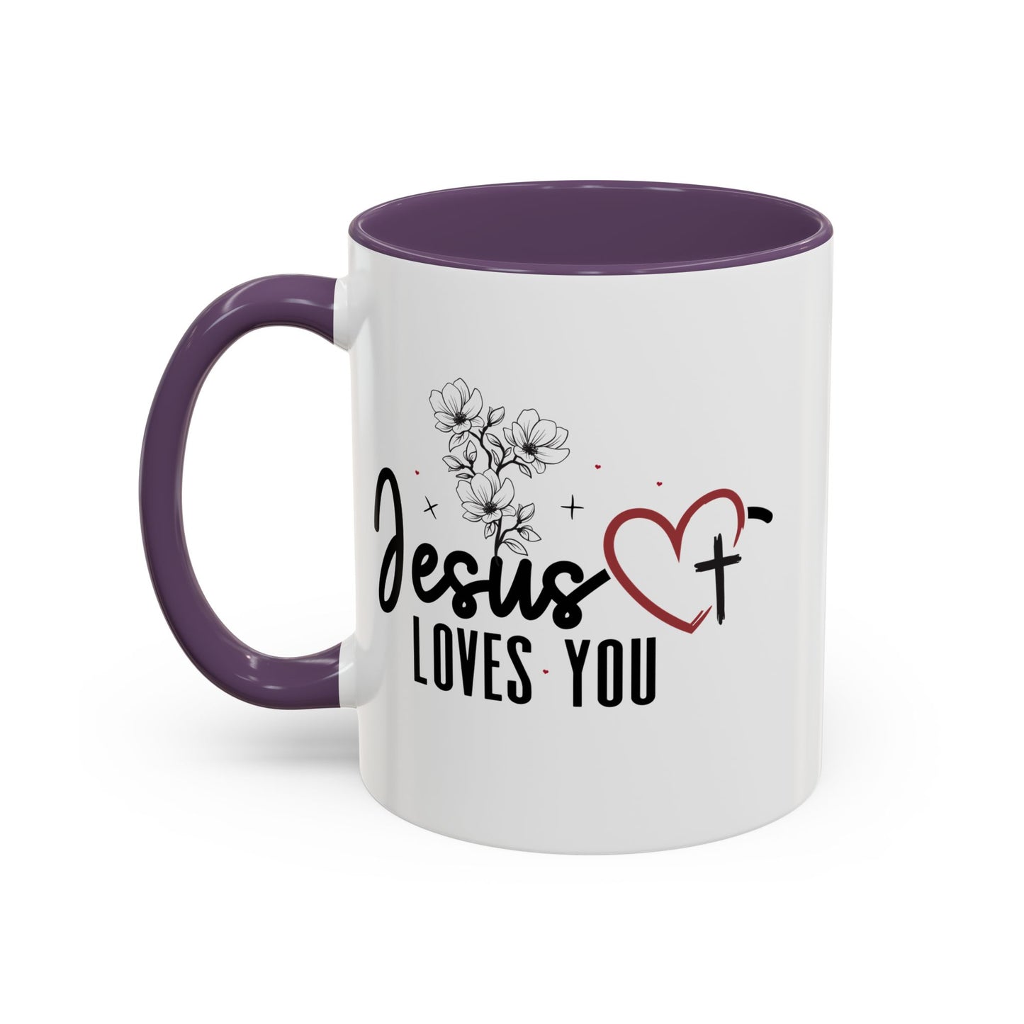 Inspirational He Loves You Coffee Mug - 11oz & 15oz