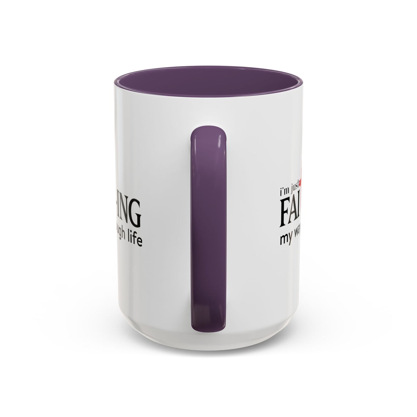 Faith-Inspired Coffee Accent Mug - Motivational Drinkware for Daily Inspiration