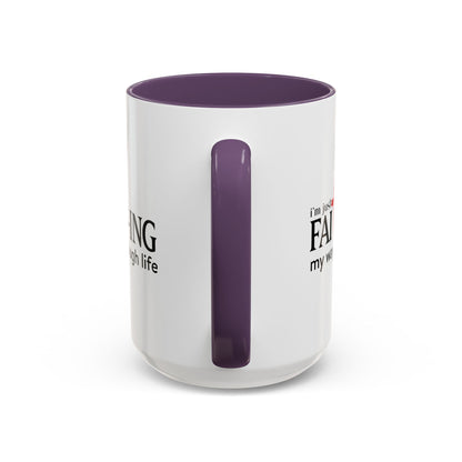 Faith-Inspired Coffee Accent Mug - Motivational Drinkware for Daily Inspiration