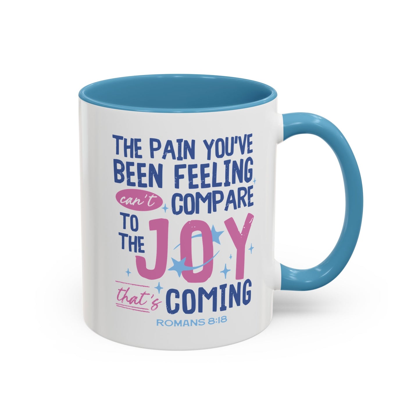 Inspirational Coffee Mug - Joyful Encouragement with Romans 8:18