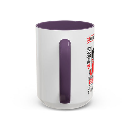If Found, Return to Jesus Personalized Christian Coffee Mug — Called by Name Accent Mug (15oz)