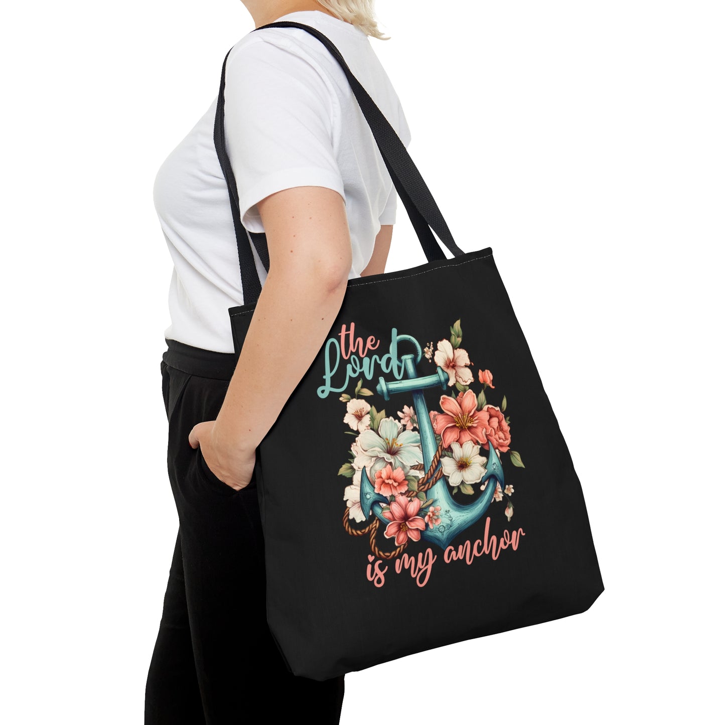 The Lord Is My Anchor Christian Tote Bag