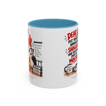 Christian Coffee Mug — "Dear Lord, Put Your Arm Around My Shoulder" Inspirational Ceramic Mug