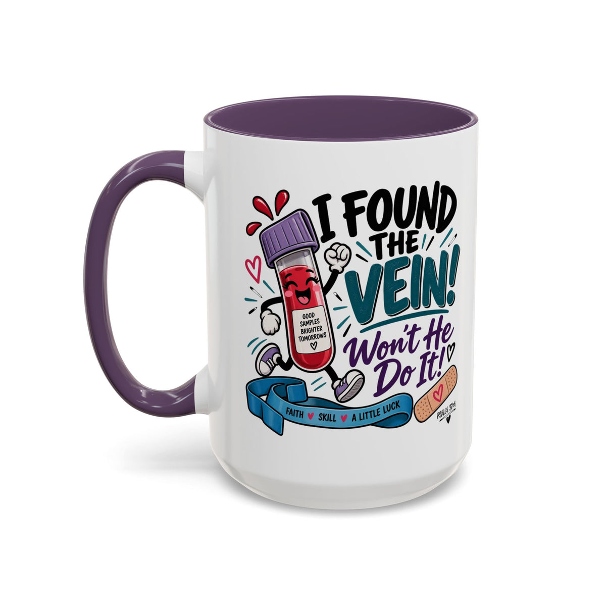 I Found the Vein! Phlebotomy Coffee Mug – Funny Nurse / Phlebotomist Gift (11/15oz)