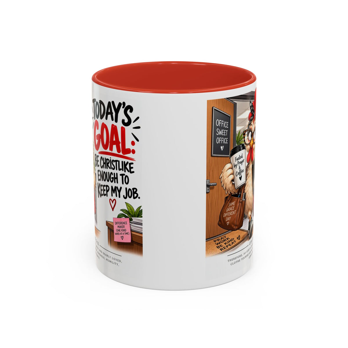 Today's Goal Christian Coffee Mug – Be Christlike Inspirational Bible Verse Mug