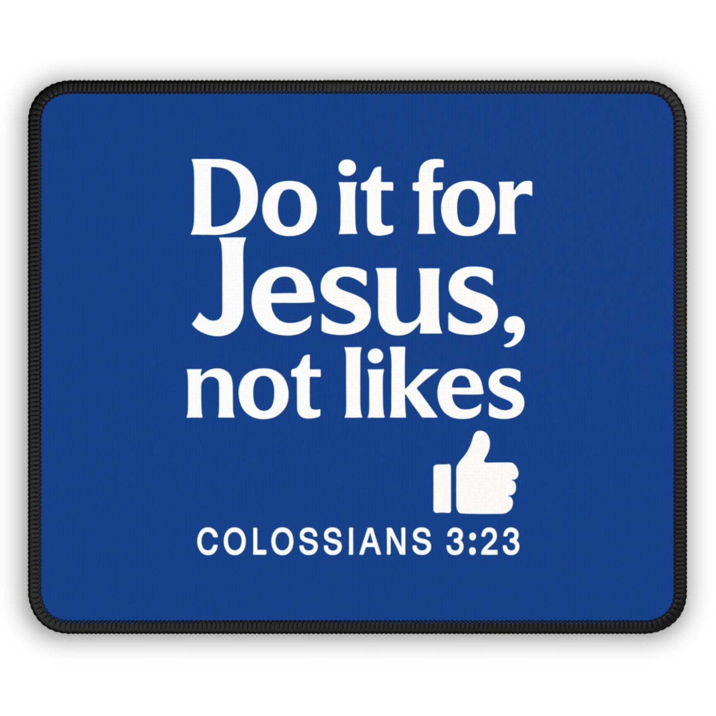 Christian Gaming Mouse Pad - Inspirational Desk Accessory, Gift for Gamers, Office Decor, Student Supplies, Faith - Based - ClaimedbyGodDesigns