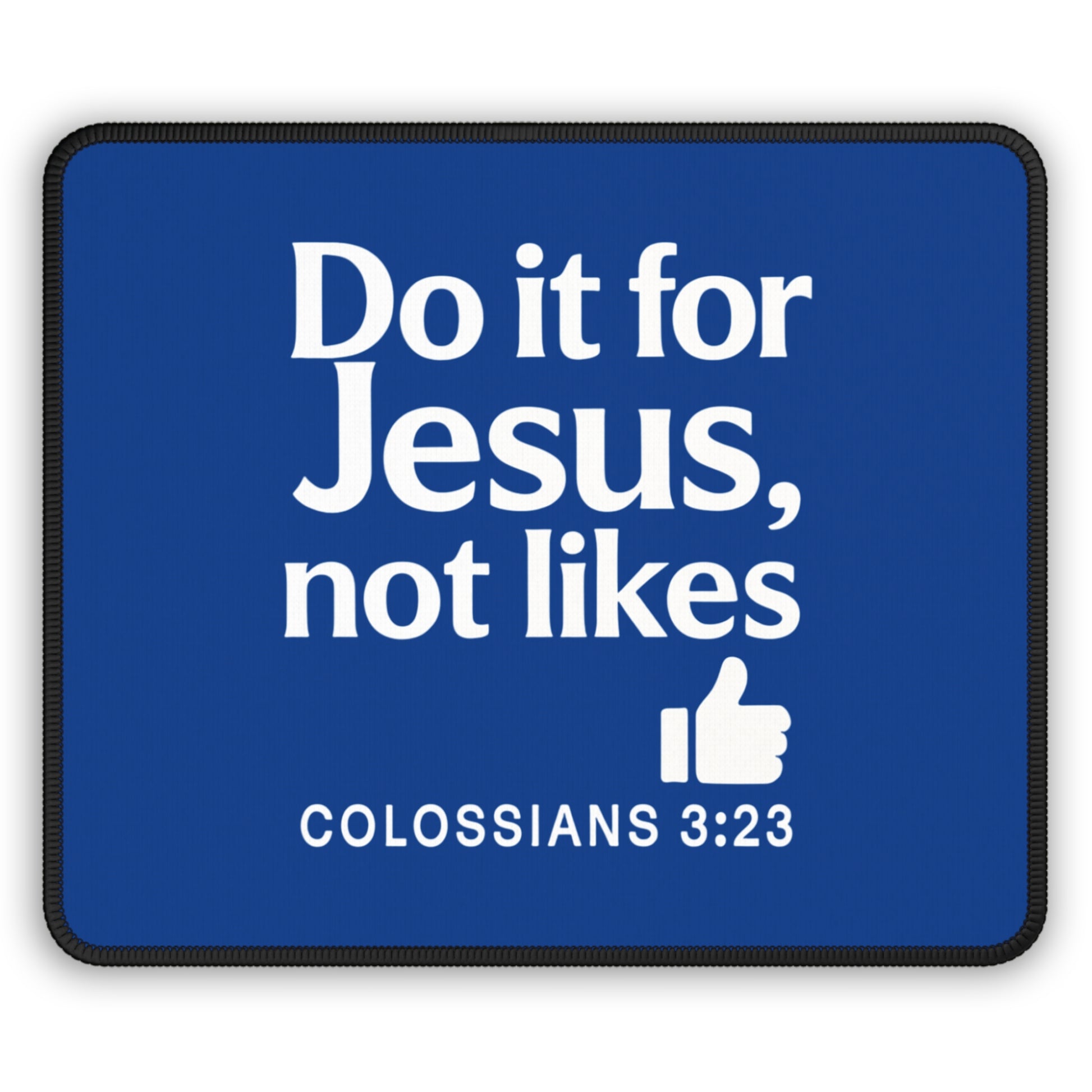 Christian Gaming Mouse Pad - Inspirational Desk Accessory, Gift for Gamers, Office Decor, Student Supplies, Faith - Based - ClaimedbyGodDesigns