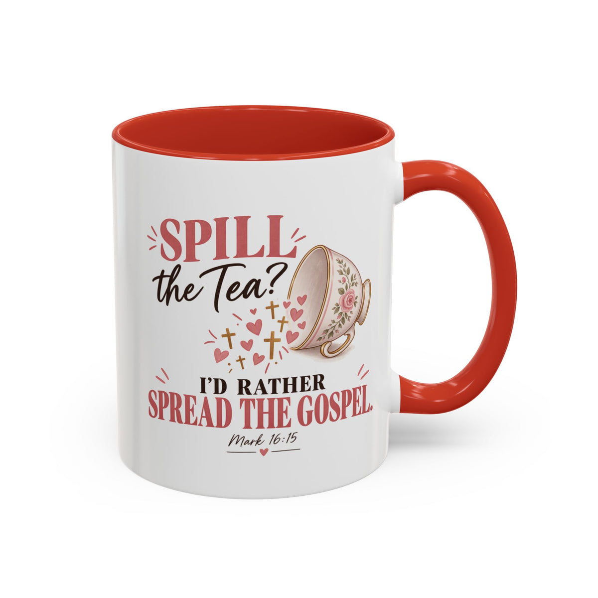 Spill the Tea, Spread the Gospel Christian Coffee Mug