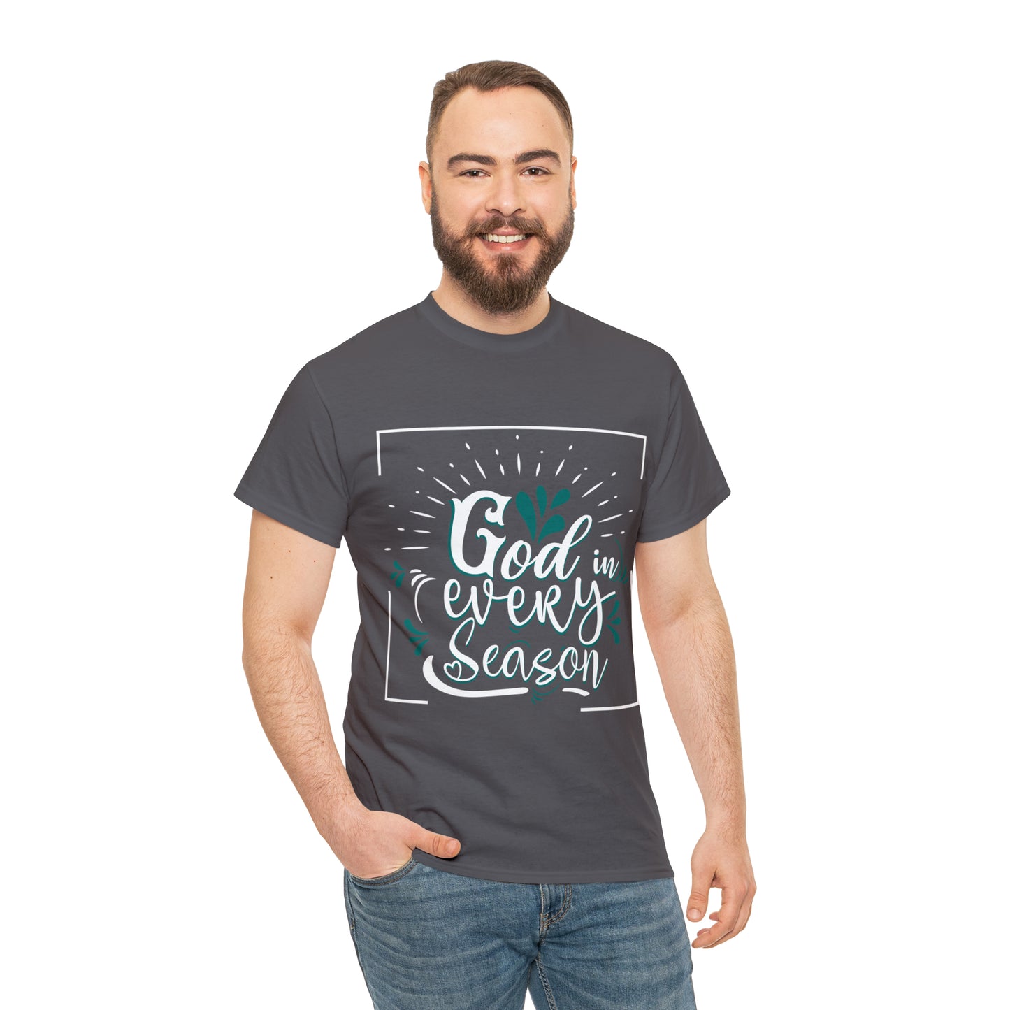 God In Every Season Unisex Heavy Cotton Tee