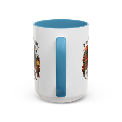 Halloween Christian Coffee Mug — “It Was a Dark and Spooky Night… Then Jesus” Accent Mug