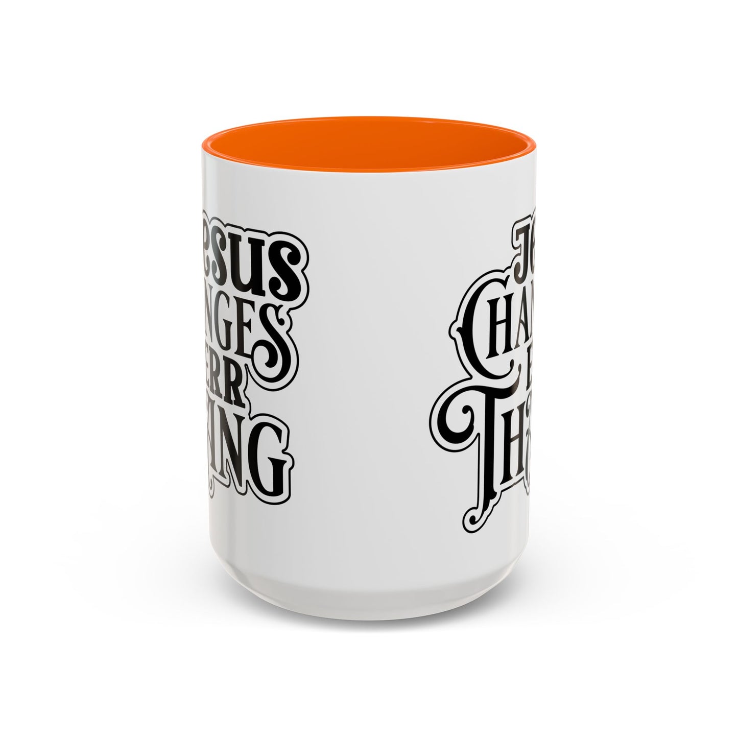 Inspirational Coffee Accent Mug - "He Changes Err Thang" - Perfect for Devotion and Gifts