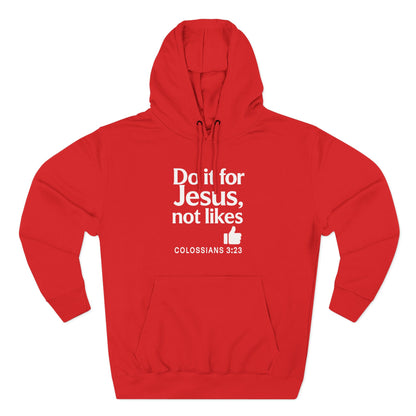 Christian Unisex Fleece Hooded Sweatshirt, Inspirational Hoodie, Do It for Him Pullover, Religious Gift, Cozy Faith Apparel - ClaimedbyGodDesigns