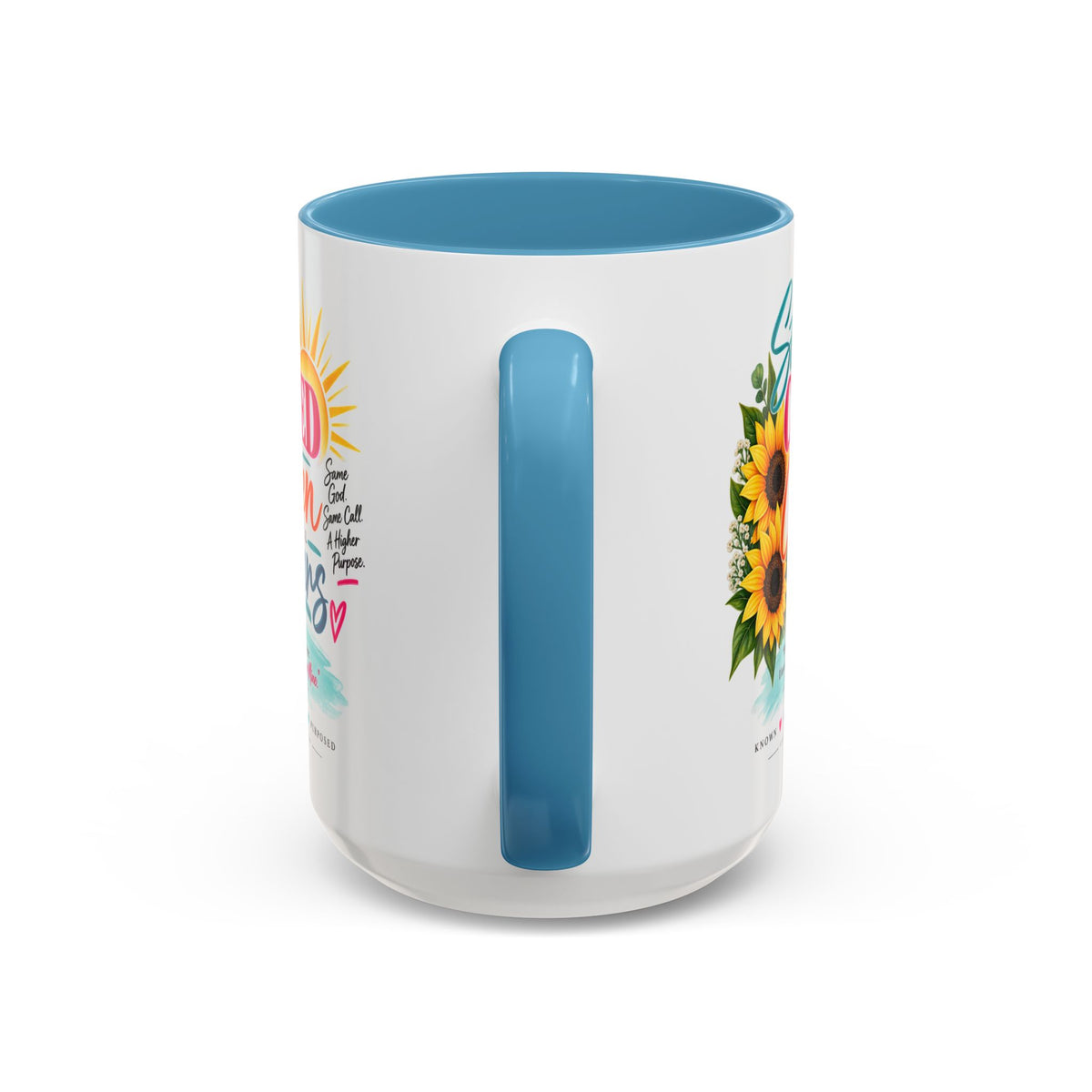 Still Called Still Chosen Inspirational Called By Name Coffee Mug with Sunflowers