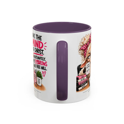 Christian Coffee Mug – "I Have the Mind of Christ" Funny Sheep Design (11/15 oz)