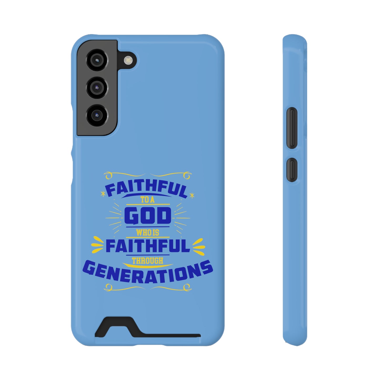 Faithful To A God Who Is Faithful Through Generations Phone Case With Card Holder