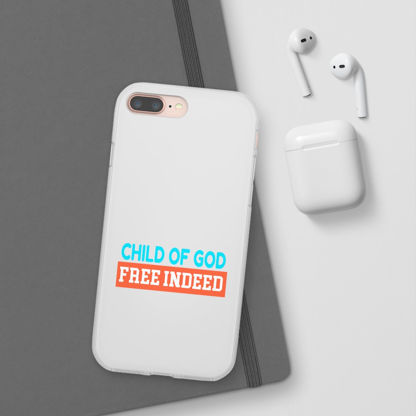 Child Of God Free Indeed Christian Flexi Phone Case Printify