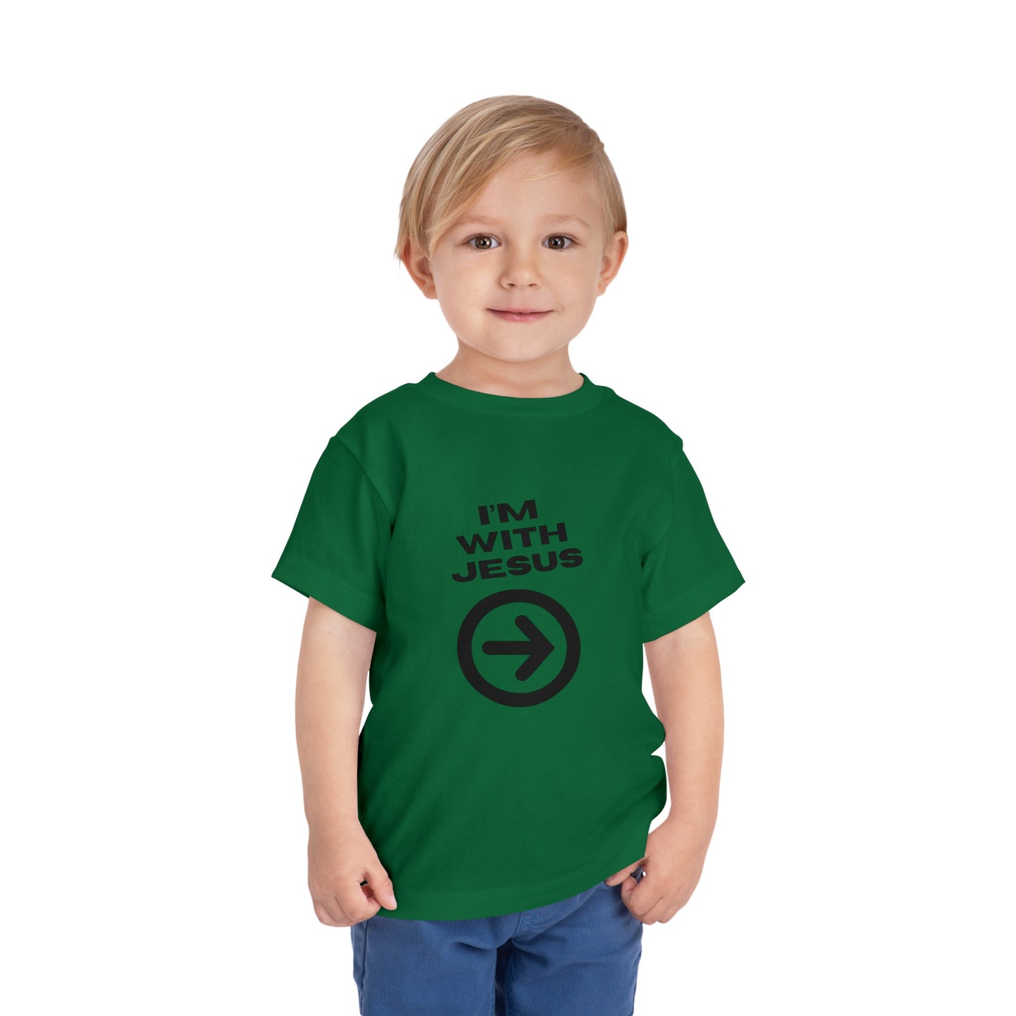 I'm With Jesus Christian Toddler T-Shirt