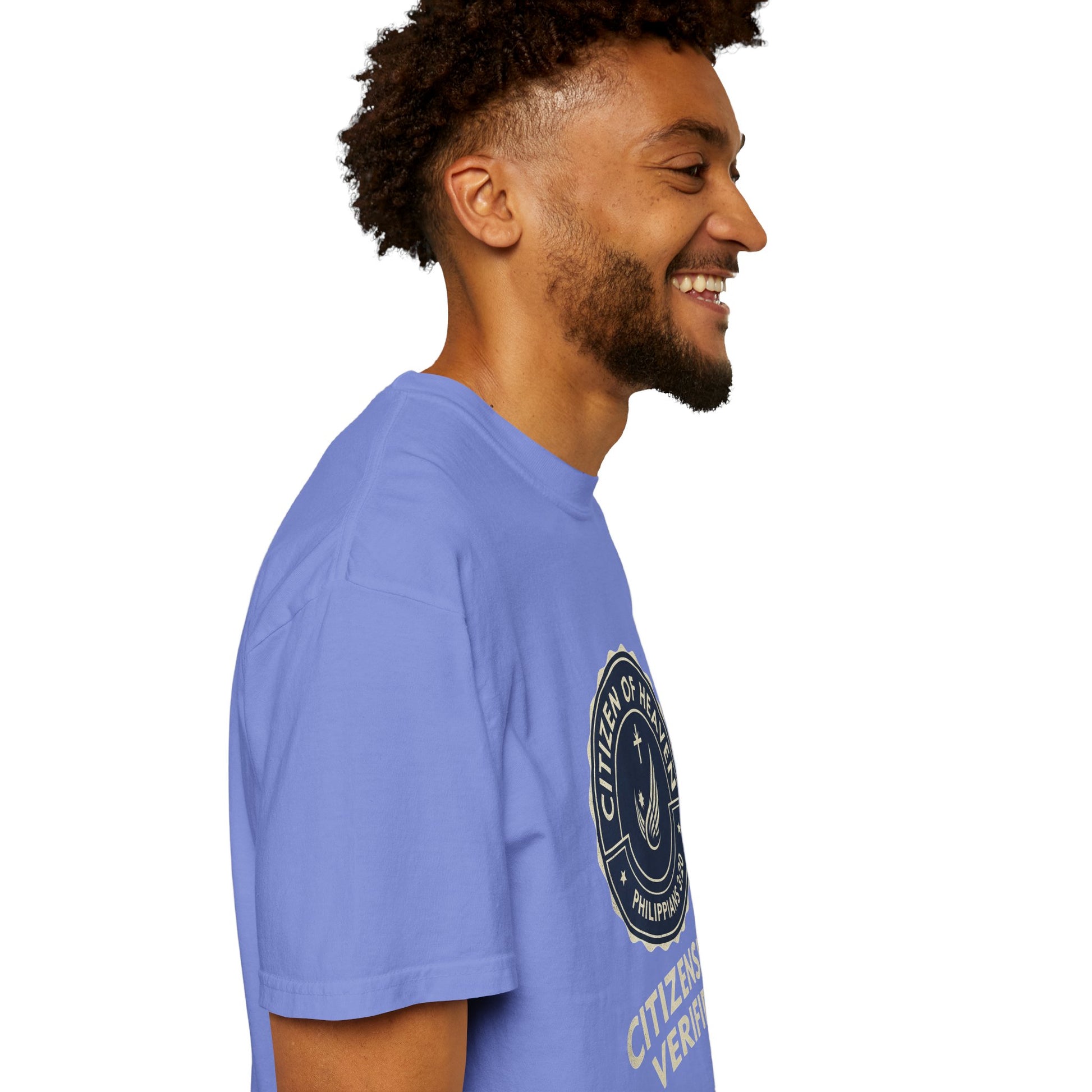 Citizen of Heaven T-shirt, Unisex Garment - Dyed Tee, Spiritual Gift, Christian Apparel, Faith - Based Fashion, Inspirational Top - ClaimedbyGodDesigns