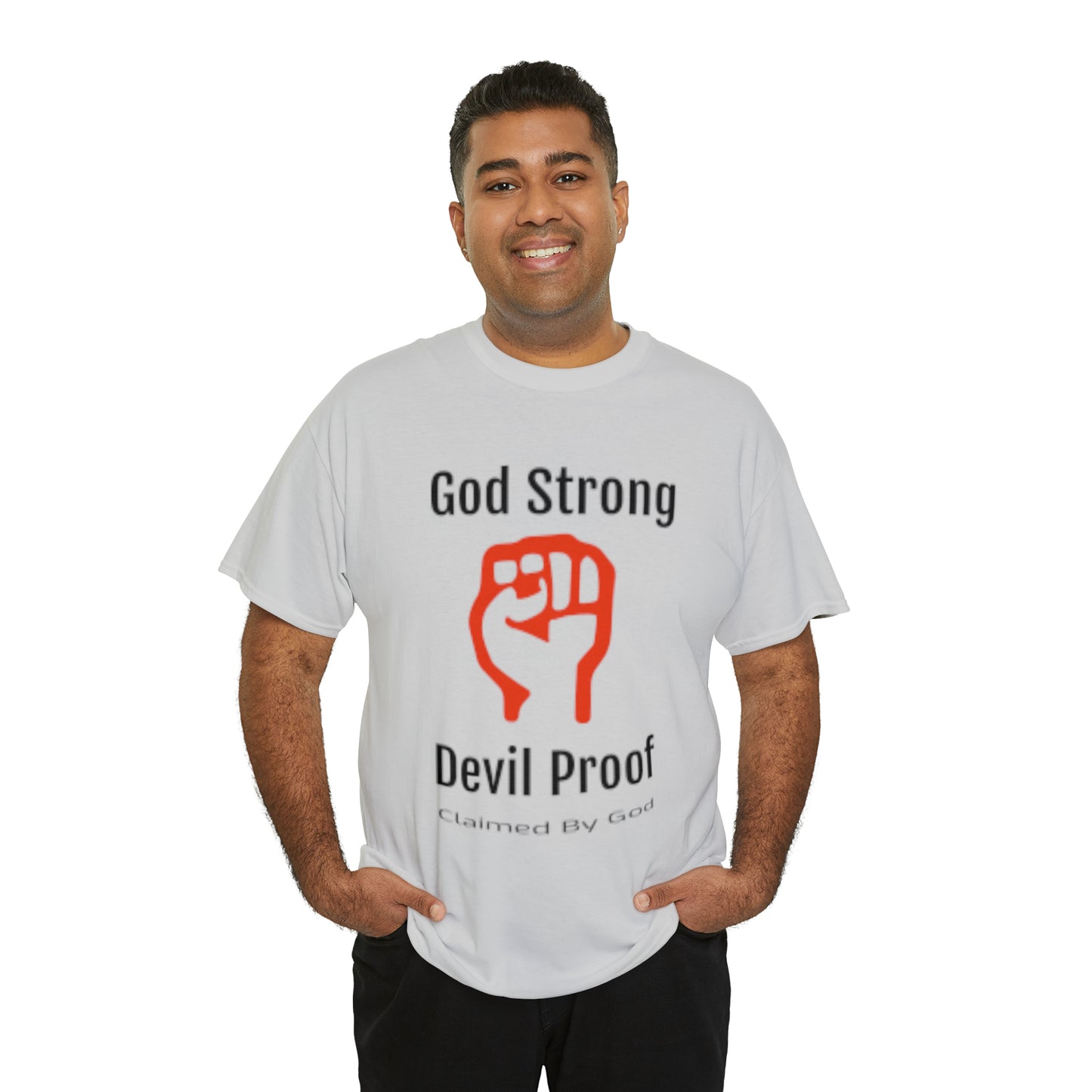 God Strong Devil Proof Unisex Heavy Cotton Tee