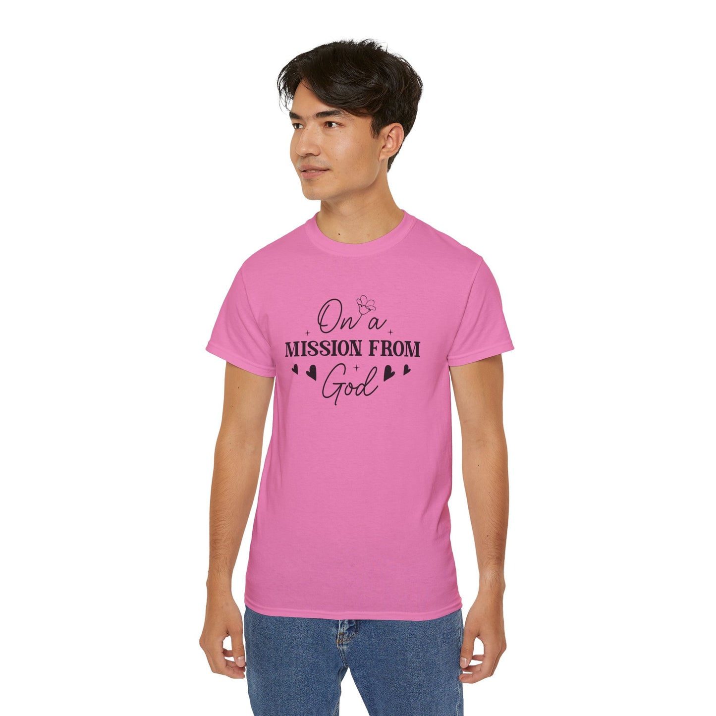 On A Mission From God Unisex Christian Ultra Cotton Tee Printify