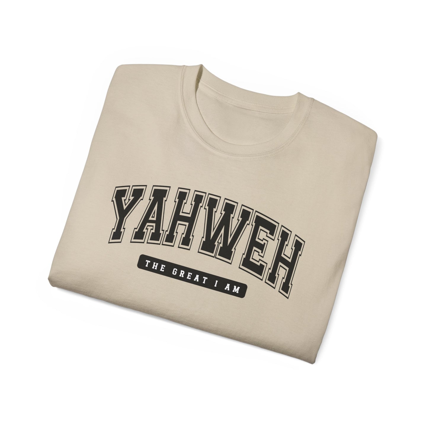 Yahweh The Great I Am Unisex Christian Ultra Cotton Tee Printify