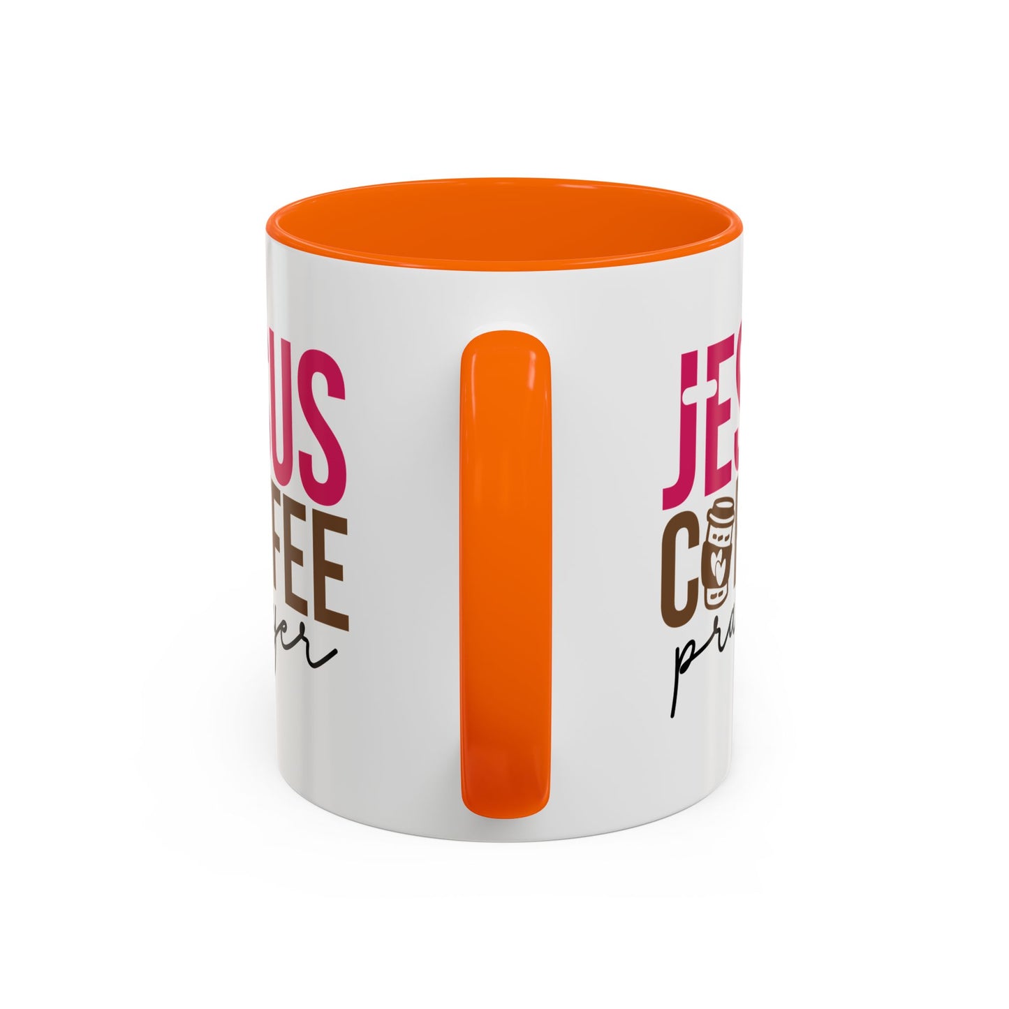 Faith-Inspired Coffee Prayer Accent Mug - Faith Inspired Gift for Coffee Lovers, Religious Drinkware, Inspirational Kitchen Decor