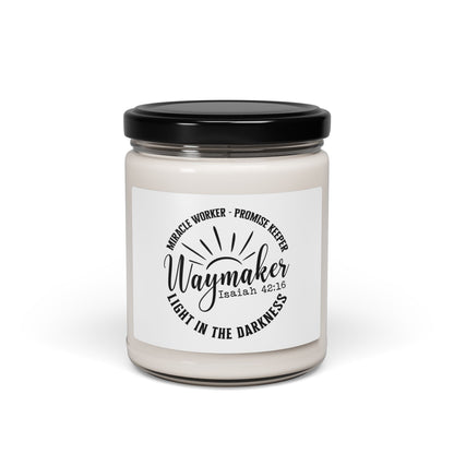 Scented Soy  Christian Candle - Waymaker | Inspirational Light in the Darkness