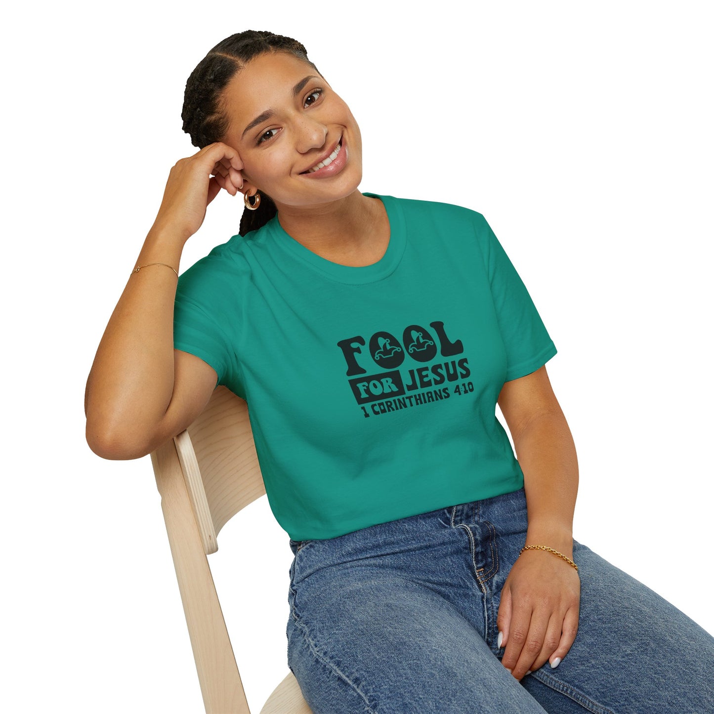 Fool For Jesus Funny Unisex Christian T-shirt