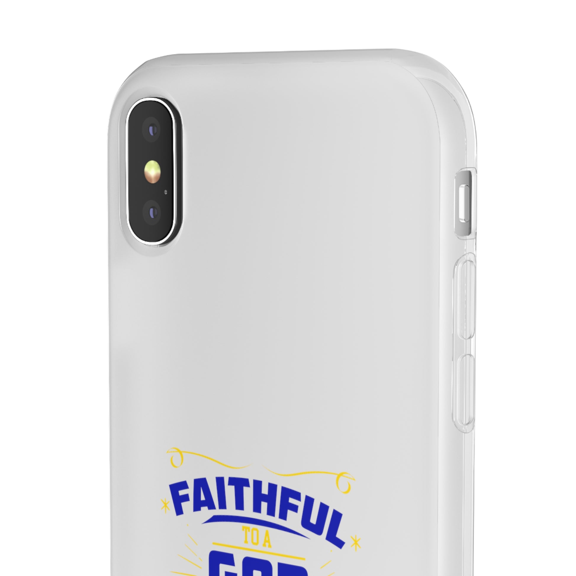 Faithful To A God Who Is Faithful Through Generations Flexi Phone Case Printify