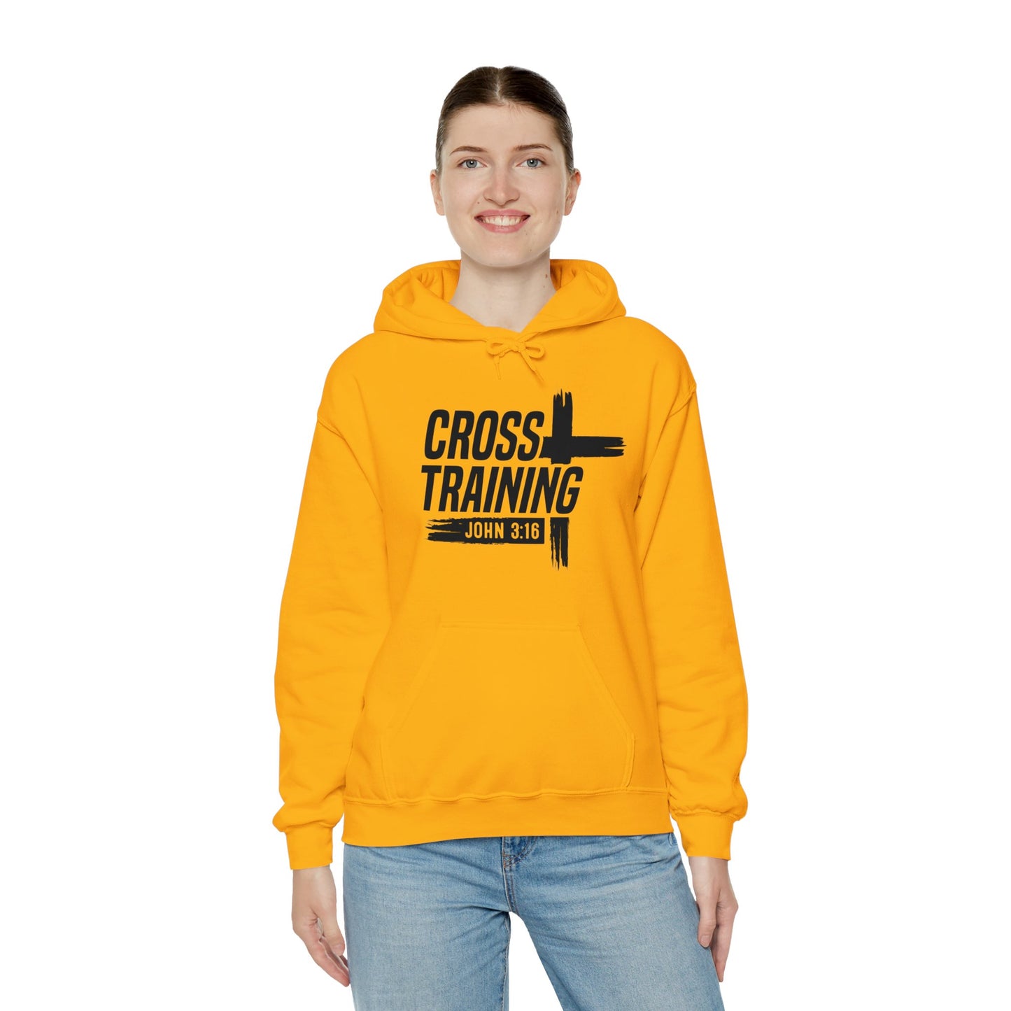 Cross Training Unisex Christian Hooded Pullover Sweatshirt