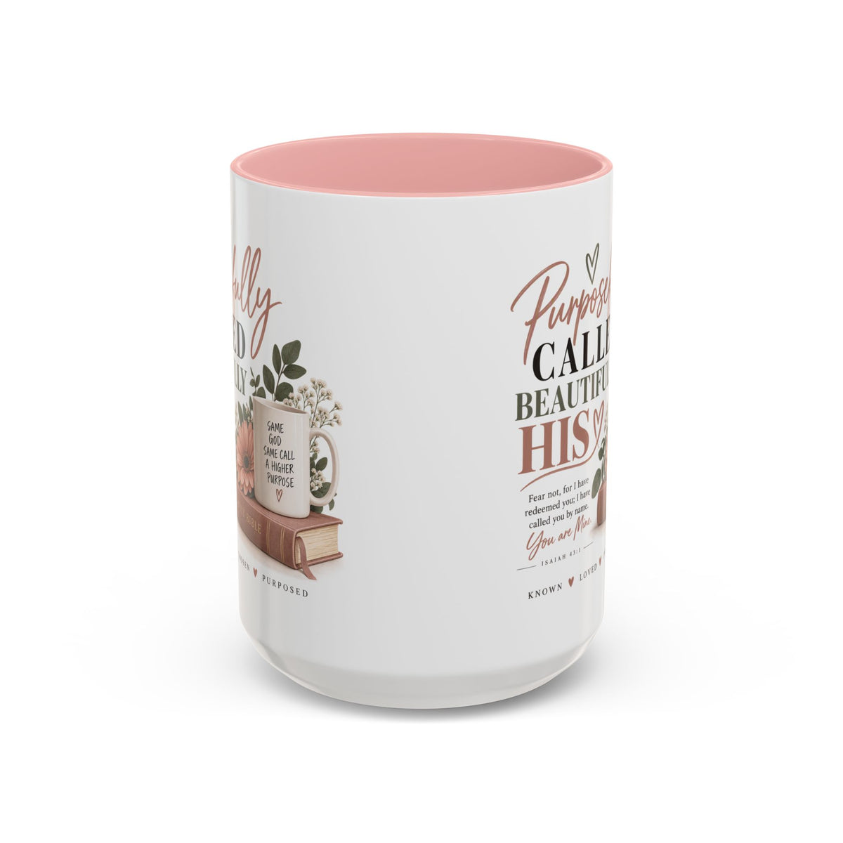 Purposefully Called, Beautifully His Accent Coffee Mug — Christian Inspirational 11/15oz