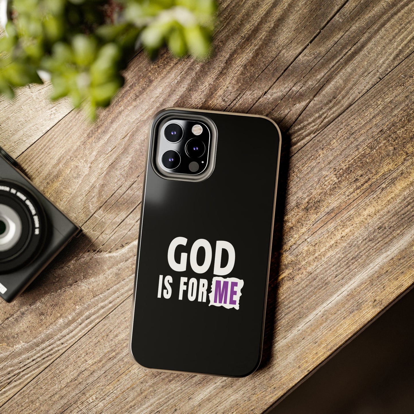 God Is For Me Christian Phone Tough Phone Cases, Case-Mate Printify