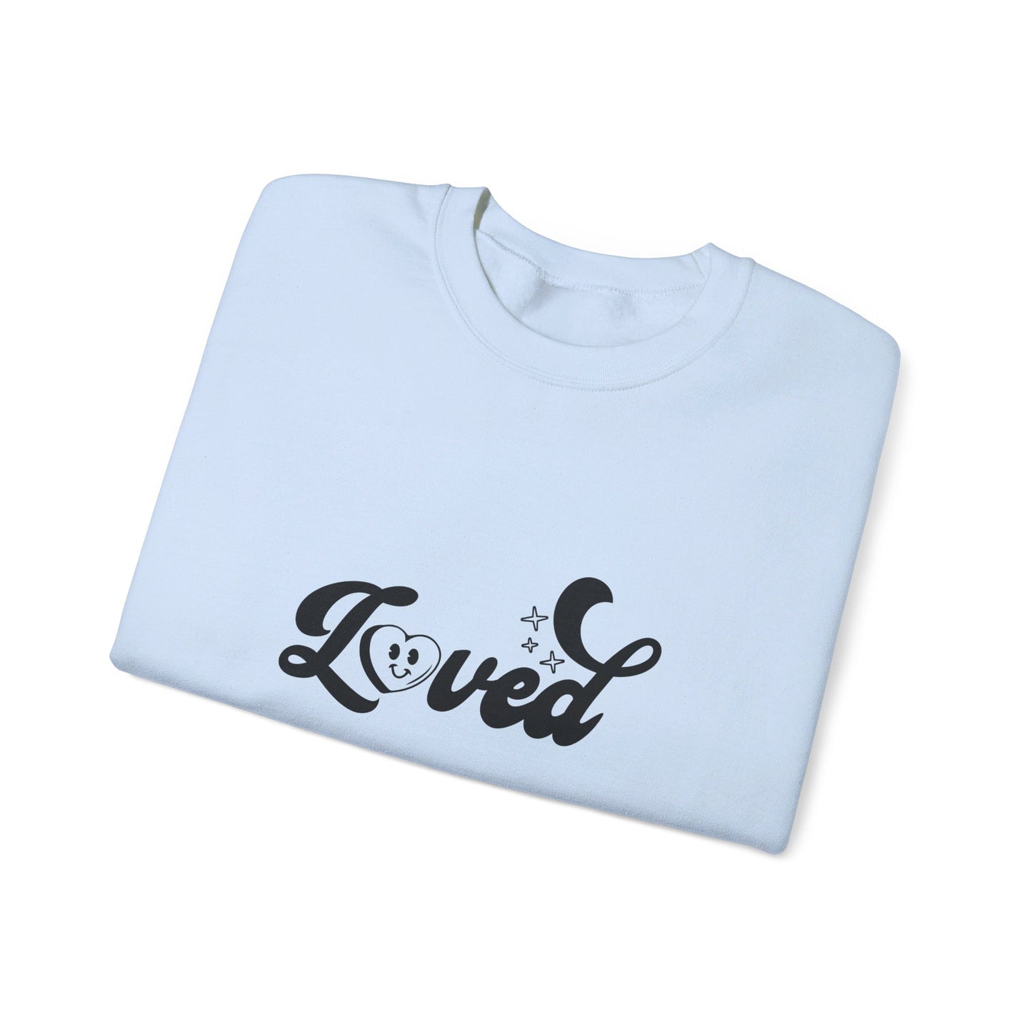 Romans 5:8 You Are Loved More Than You Will Ever Know Unisex Heavy Blend™ Crewneck Christian Sweatshirt