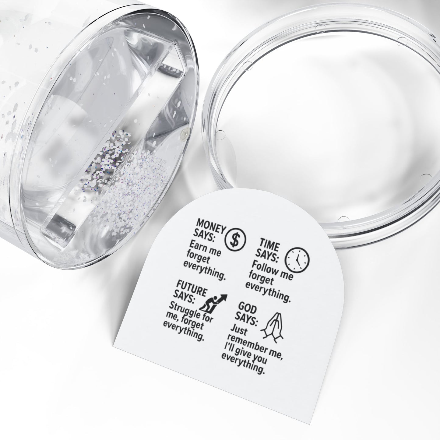 Christian Snow Globe, Religious Home Decor, Inspirational Gift, Christmas Decoration, Remember Him